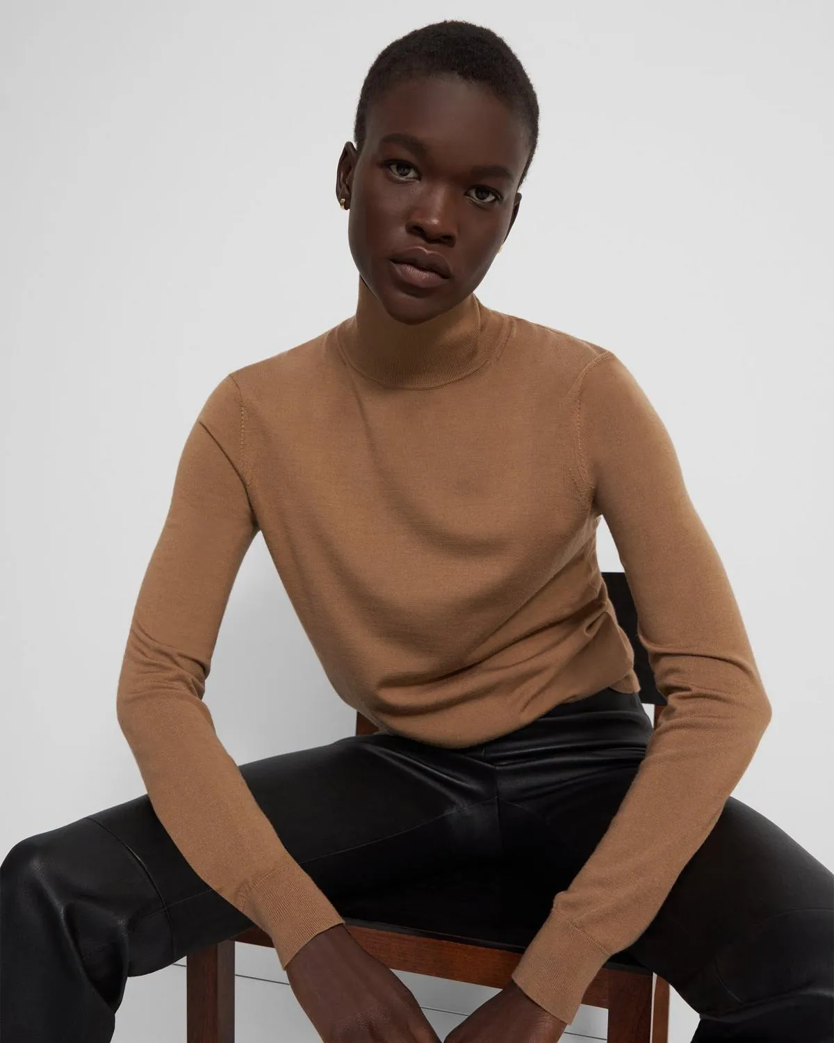 Turtleneck Sweater in Regal Wool