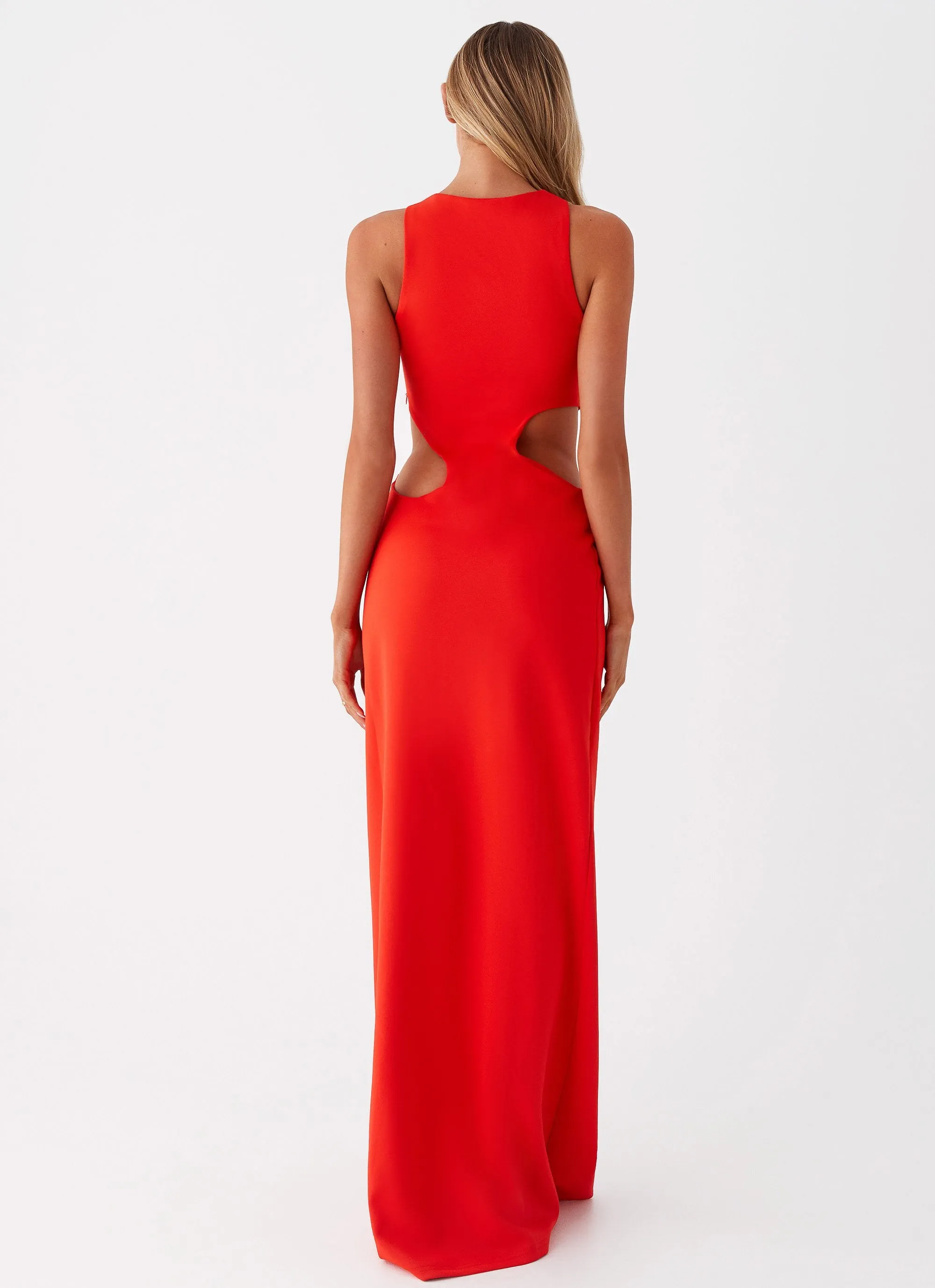 Vaeloria Maxi Dress - Red