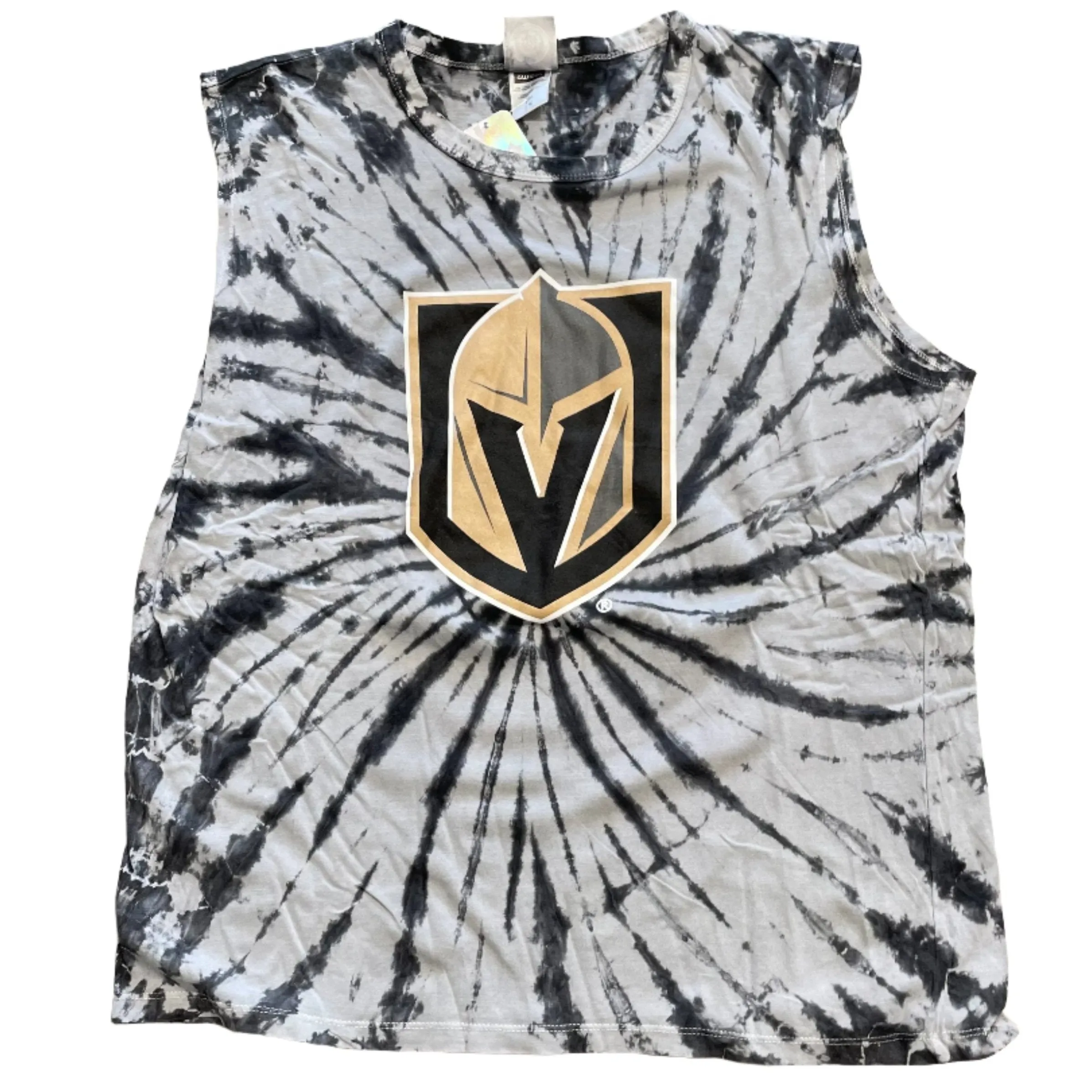 Vegas Golden Knights Men's Spiral Tie Dye Tank Top