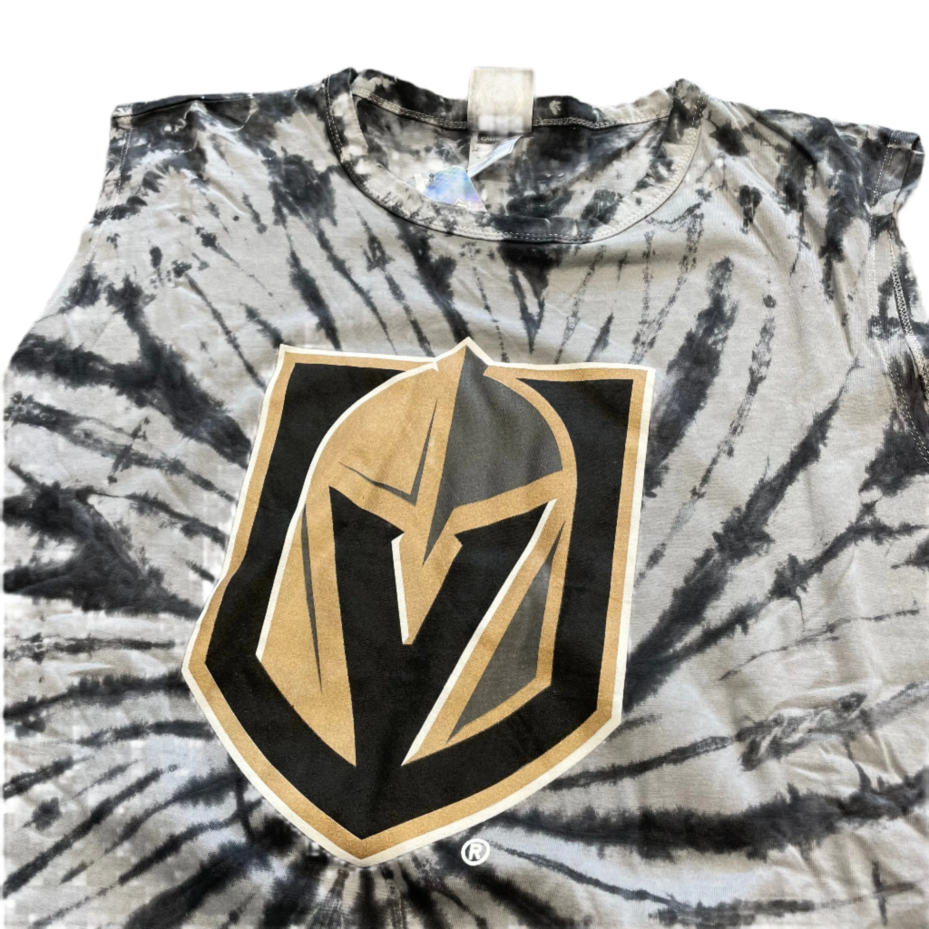 Vegas Golden Knights Men's Spiral Tie Dye Tank Top