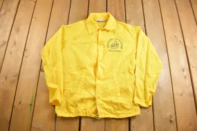 Vintage 1970s Lansing Christian Pilgrims Chalk Line Windbreaker Jacket