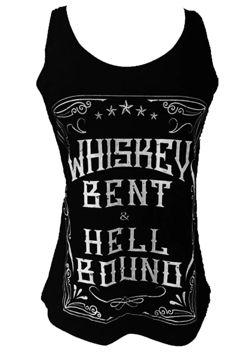 WHISKEY BENT AND HELL BOUND TANK TOP