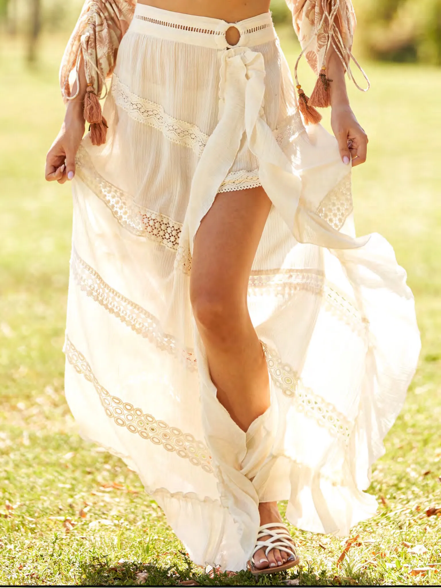 White Maxi Skirt