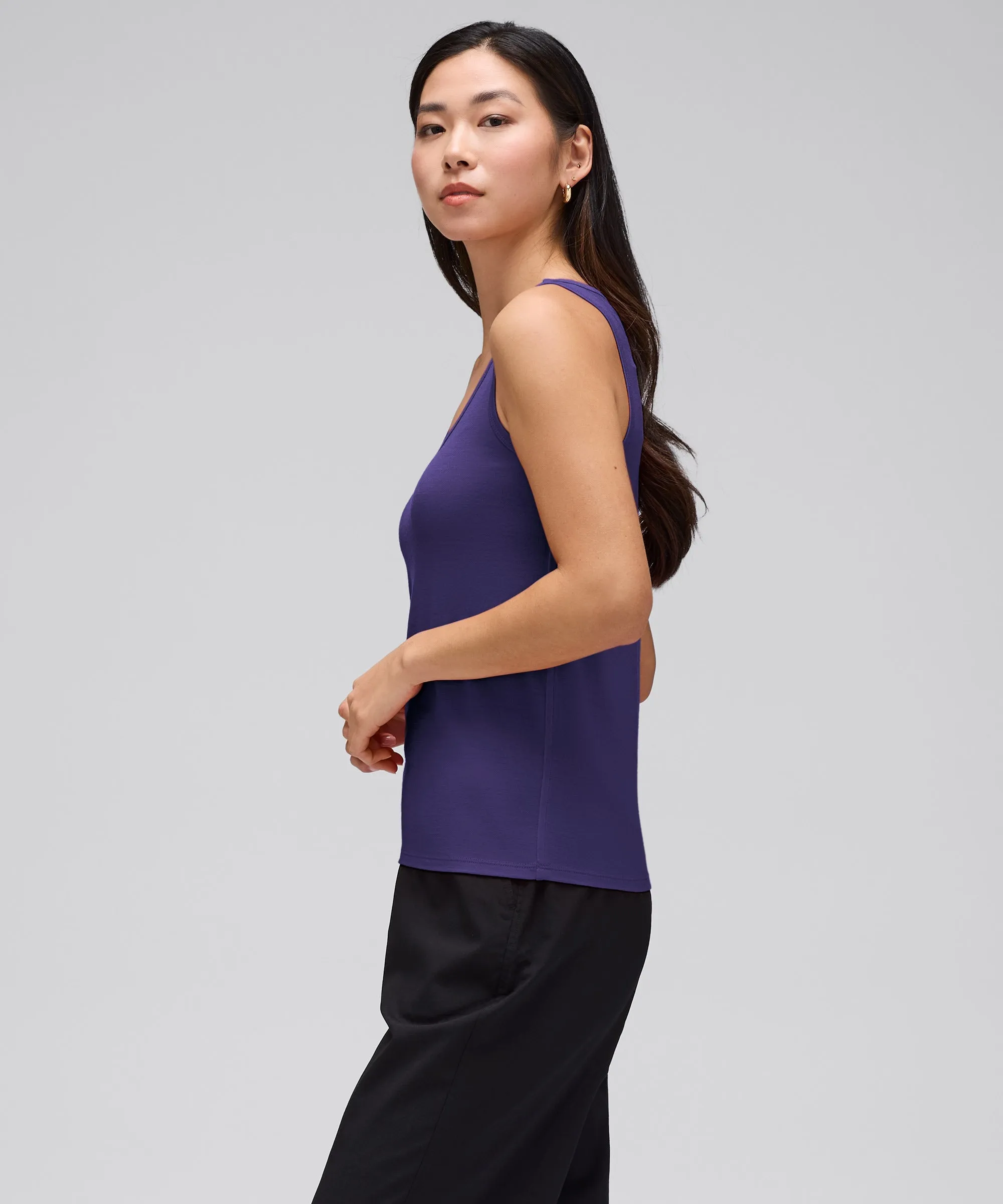 Women's Relaxed Merino V-Neck Tank