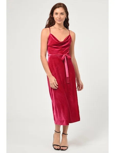 Zana Velvet Slip Dress