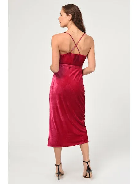 Zana Velvet Slip Dress