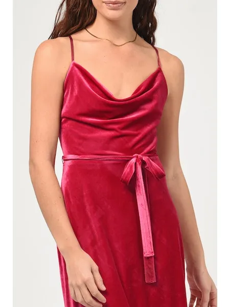 Zana Velvet Slip Dress